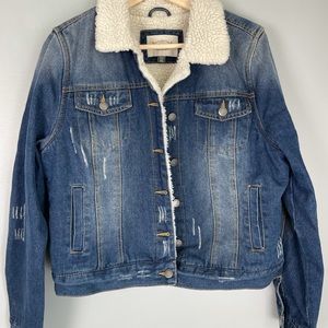 Ashley Vintage Charm Jean Jacket SZ XL